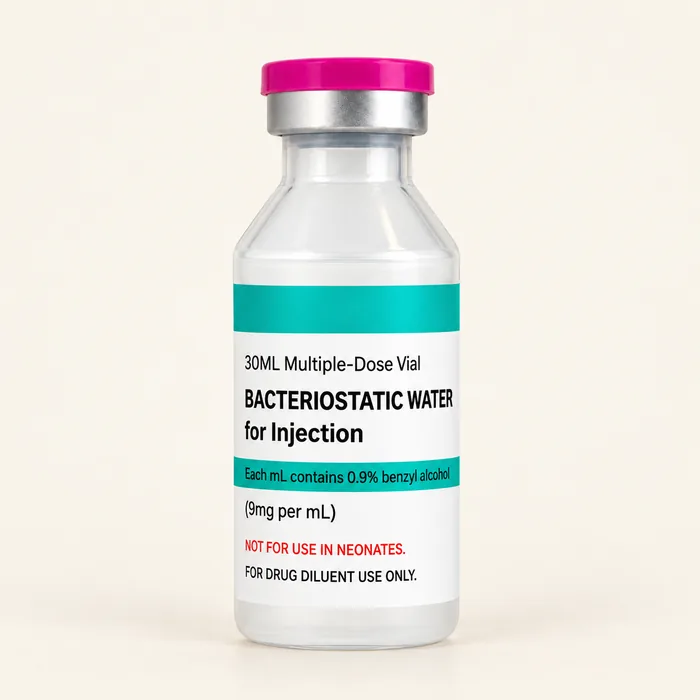 30 mL bacteriostatic water multiple-dose bottle