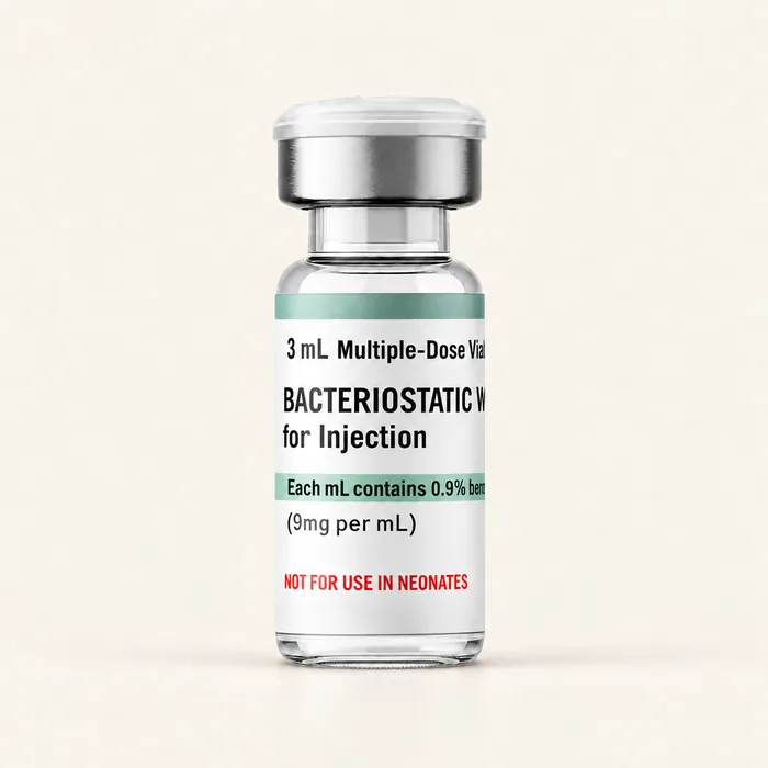3 mL bacteriostatic water multiple-dose vial