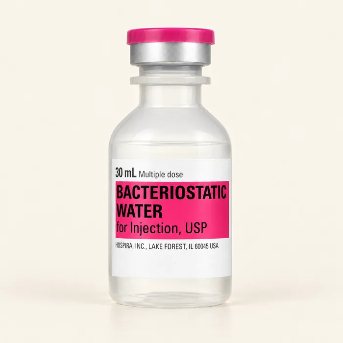 Hospira bacteriostatic water for injection USP, 30 mL multiple-dose vial